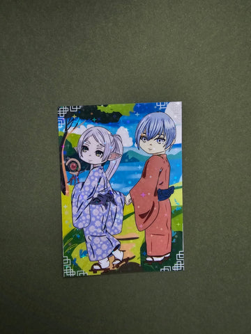Frieren Anime  / Laptop Sticker/ WATER RESISTANT/Holographic Finish