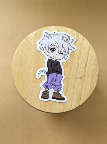 Kitty HXH Anime Sticker