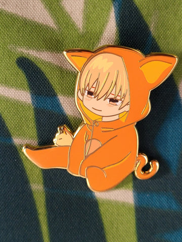 Chibi Anime Guy in Cat Suit