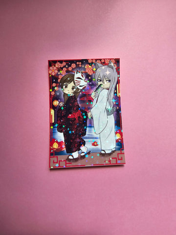 Kamisama Kiss / Shoujo / KamiHaji / Laptop Sticker/ WATER RESISTANT/Holographic Finish