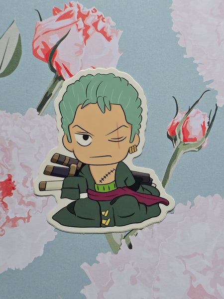 One eyed swordsman OP  Kawaii Sticker