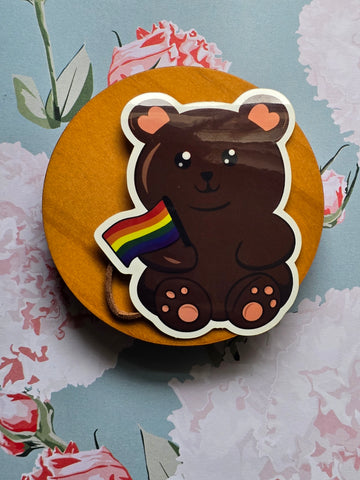 Happy Bear  Kawaii Sticker