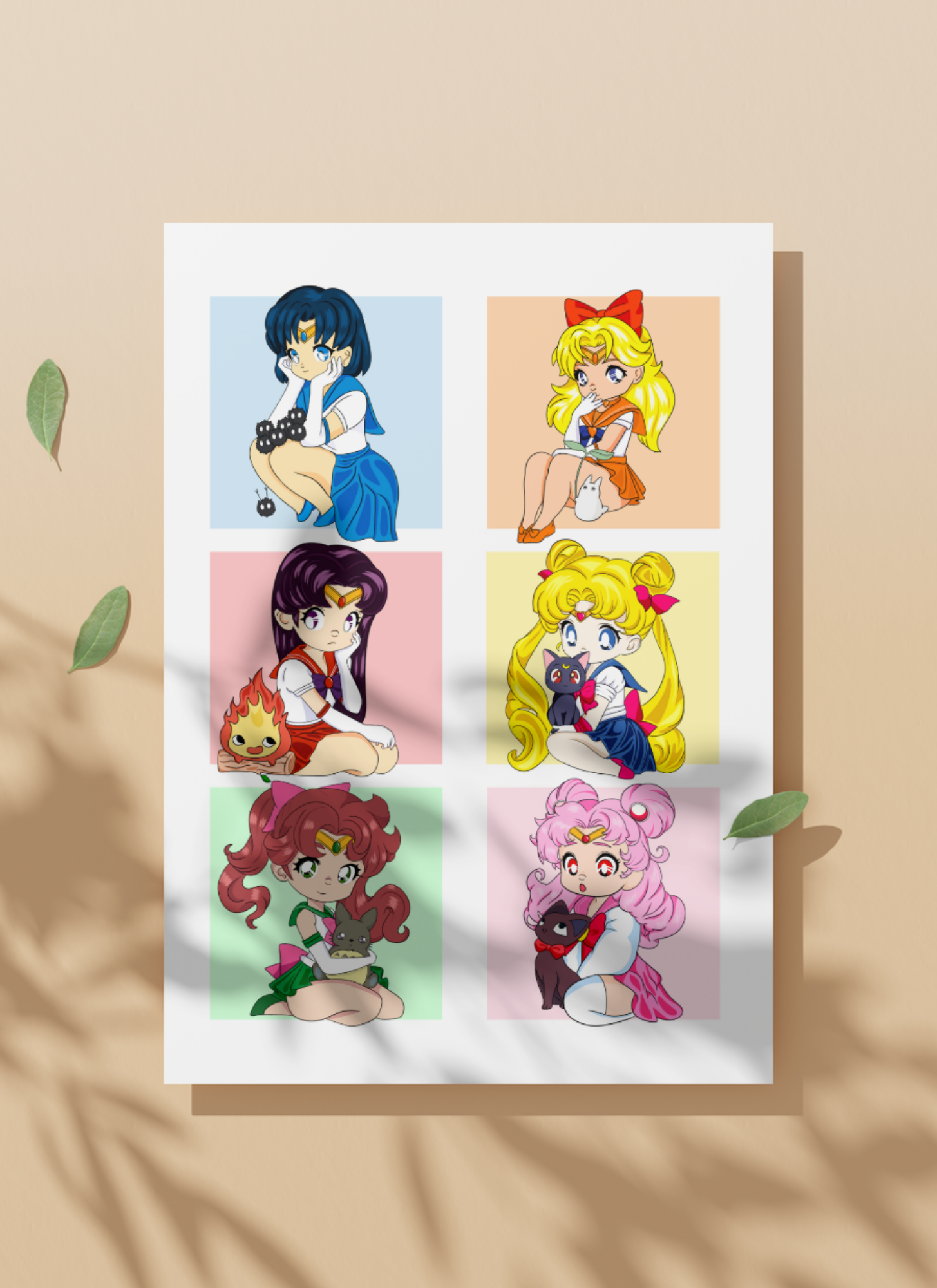 SM Fantasy Anime Art Print