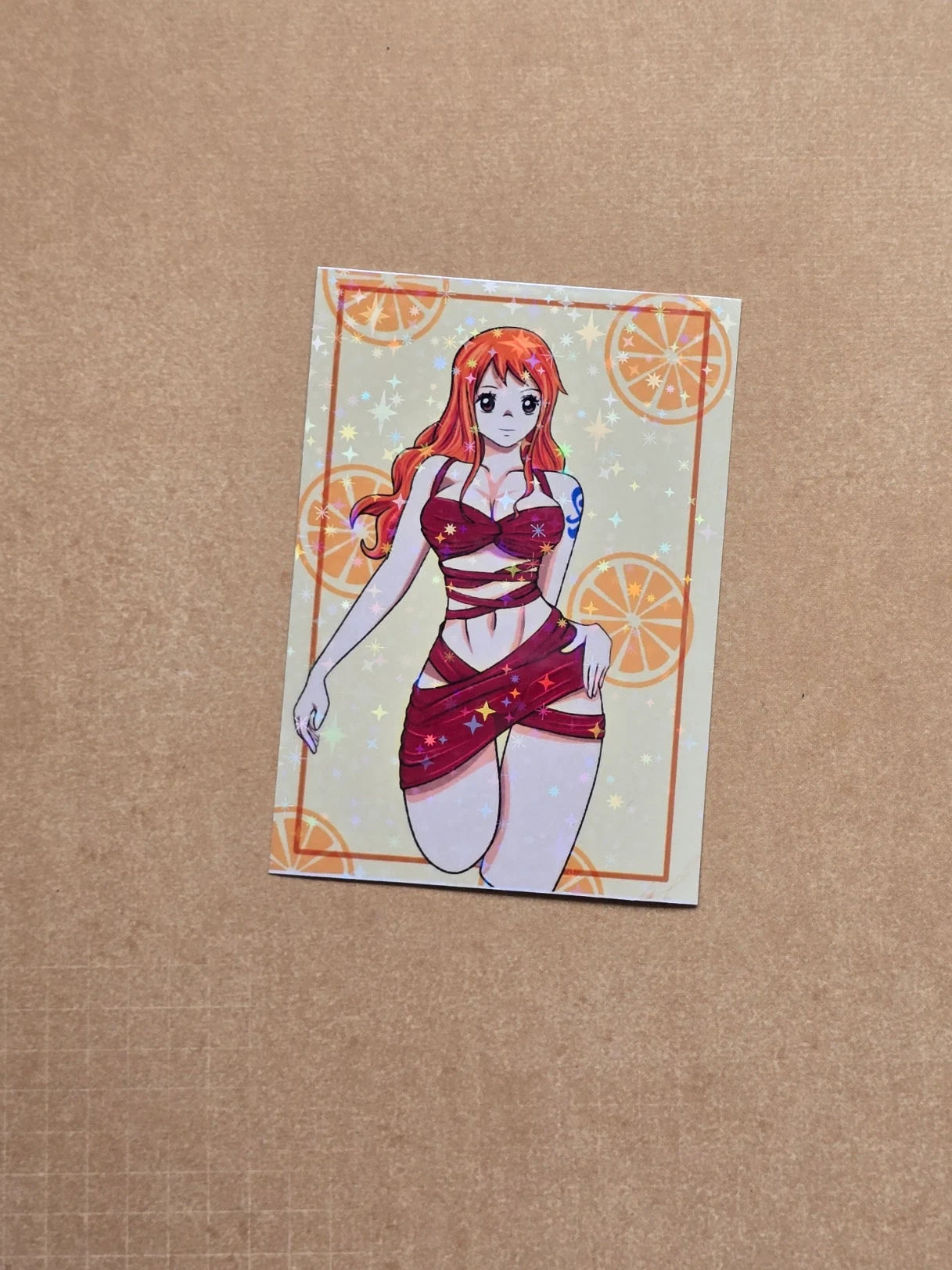 Nami/ OP  Straw Hat/  Laptop Sticker/ WATER RESISTANT/Holographic Finish